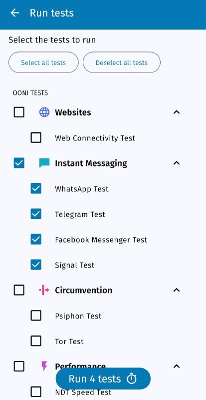 Choose instant messaging Choose instant messaging